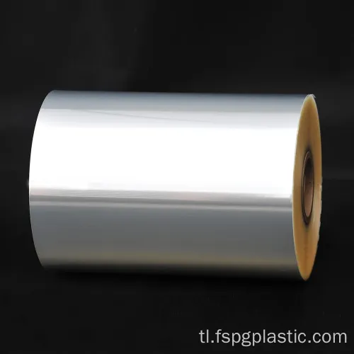 Biaxially oriented polypropylene film double sides.